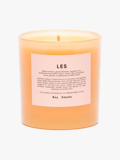 Shop Boy Smells Orange Les Candle In Yellow