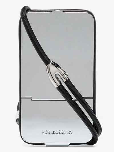 Shop Published By Silver Tone Metal Phone Case In Metallic