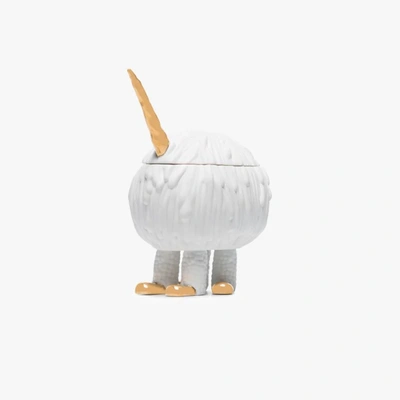 L'objet X Haas Brothers White Mojave Unicorn Candle In White