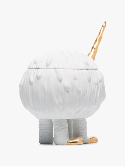 L'objet X Haas Brothers White Mojave Unicorn Candle In White