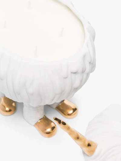 Shop L'objet X Haas Brothers White Mojave Unicorn Candle