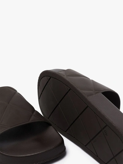 Shop Bottega Veneta Bv Slider Sandals In Brown