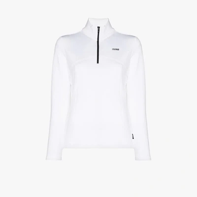 Shop Colmar Half-zip Ski Sweatshirt In White