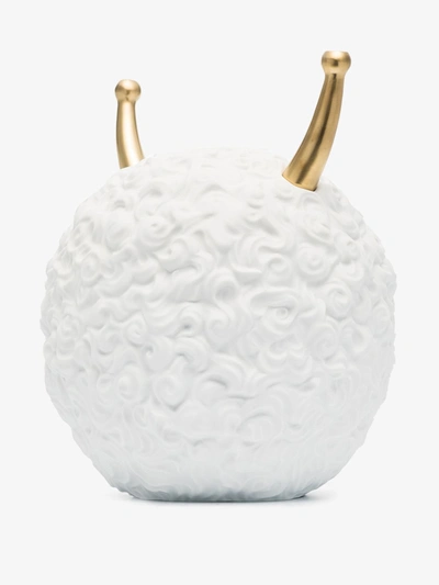 Shop L'objet X Haas Brothers White Monster Ball Porcelain Incense Burner