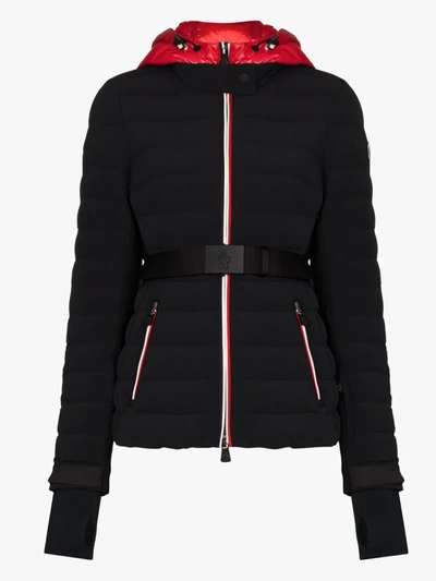 Shop Moncler Bruche Padded Ski Jacket In Black