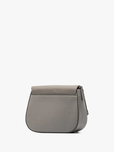 Shop Maison Margiela Grey 5ac Mini Leather Shoulder Bag