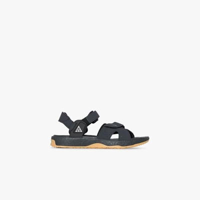 Shop Nike Black Acg Air Deschutz Sandals