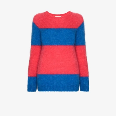 Shop Molly Goddard Noah Striped Sweater In Blue