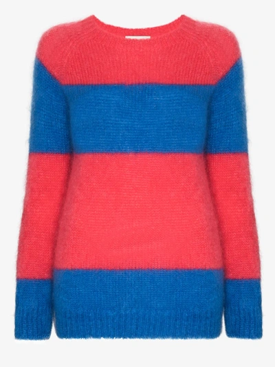 Shop Molly Goddard Noah Striped Sweater In Blue
