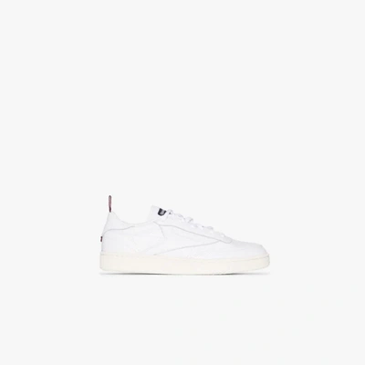 Shop Reebok Club C 85 Leather Sneakers In White