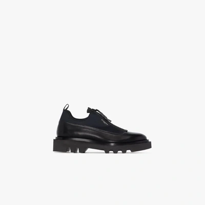 Shop Givenchy Combat Derby Shoes In Black