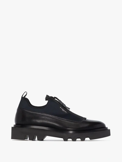 Shop Givenchy Combat Derby Shoes In Black