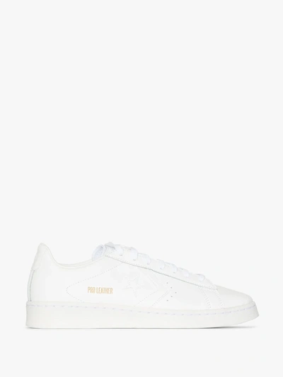 Shop Converse Pro Low Top Leather Sneakers In White