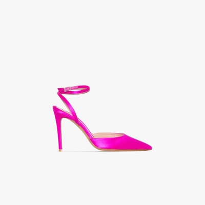 Shop Alexandre Vauthier Lena 100 Slingback Pumps In Pink