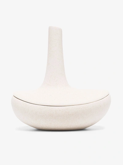 Shop Anissa Kermiche Vase Aus Keramik In Weiss