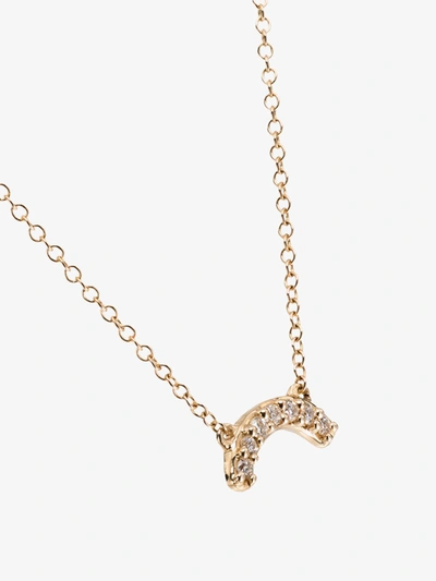 Shop Andrea Fohrman 14k Rose Gold Single Row Diamond Necklace