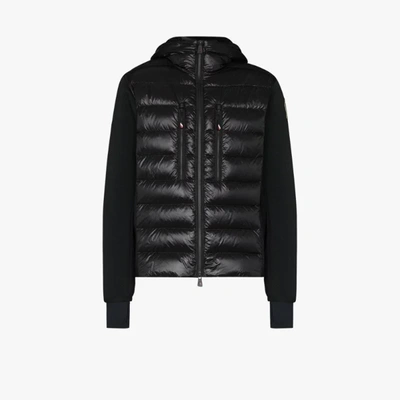 Shop Moncler Gefütterte Kapuzenjacke In Schwarz