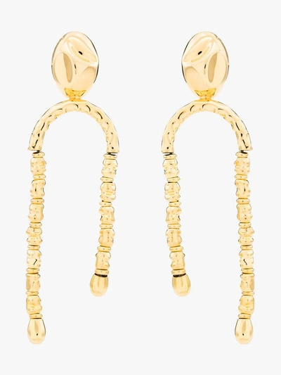 Shop Monica Sordo Gold-plated Uricao Chandelier Earrings