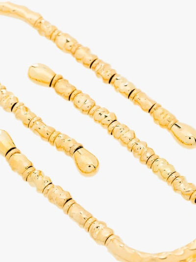 Shop Monica Sordo Gold-plated Uricao Chandelier Earrings