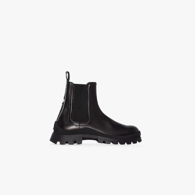 Shop Dsquared2 Black Leather Chelsea Boots