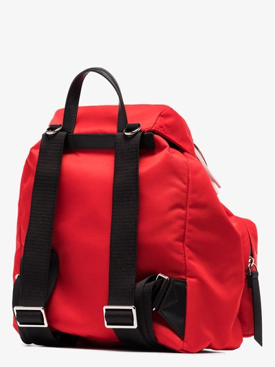Shop Moncler Red Dauphine Large Backpack