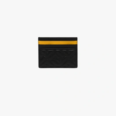 Shop Fendi Kartenetui Mit Logo-prägung In Black