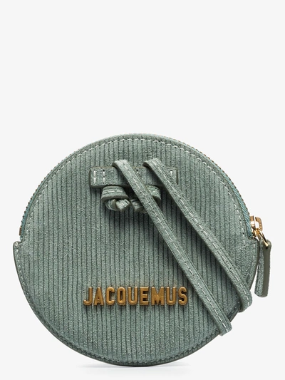 Shop Jacquemus Green Le Pitchou Suede Mini Bag