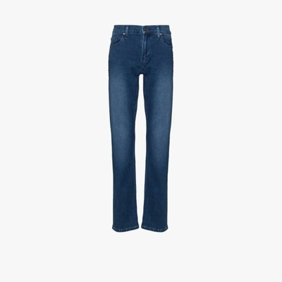 Shop Paige Federal Slim Leg Jeans In Blue
