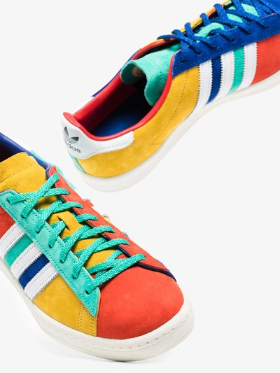 Shop Adidas Originals Ed Campus 80s Suede Sneakers In Multicolour