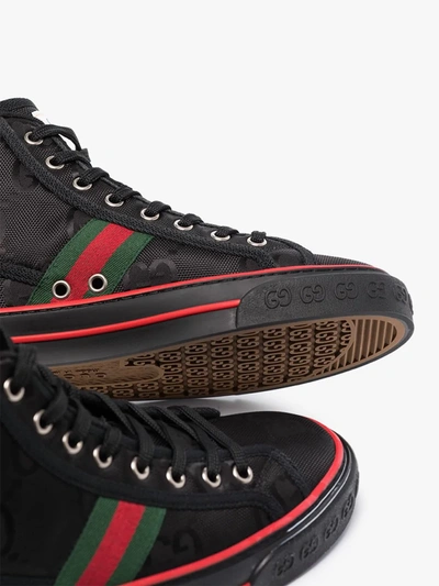 Shop Gucci Off The Grid Gg Supreme Sneakers In Black