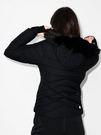 Shop Colmar Hooded Ski Jacket In Black