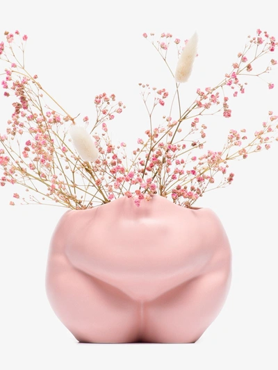 Shop Anissa Kermiche Pink Popotelée Earthenware Pot