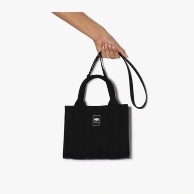 Shop Balenciaga Black Trade Xs Tote Bag