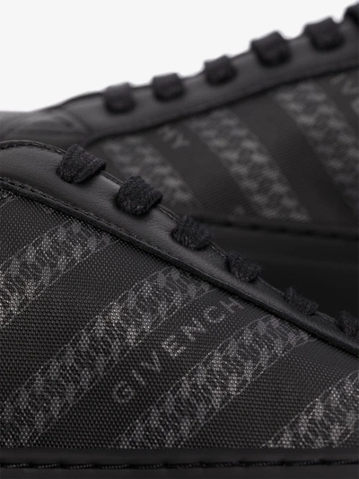 Shop Givenchy Chain Low Top Sneakers In Black