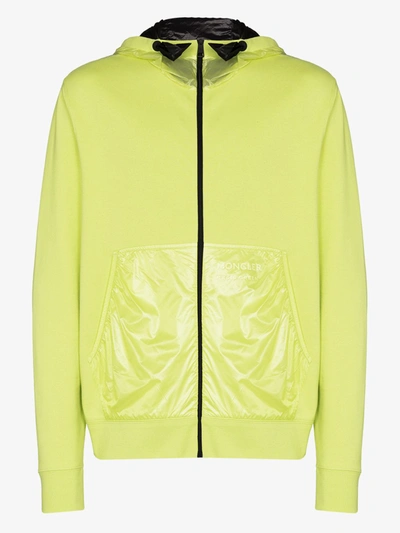 Shop Moncler Genius 5 Moncler Craig Clear Pocket Hoodie - Men's - Cotton/polyamide In Green