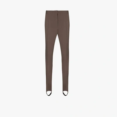 Shop Low Classic High Waist Stirrup Leggings In Brown