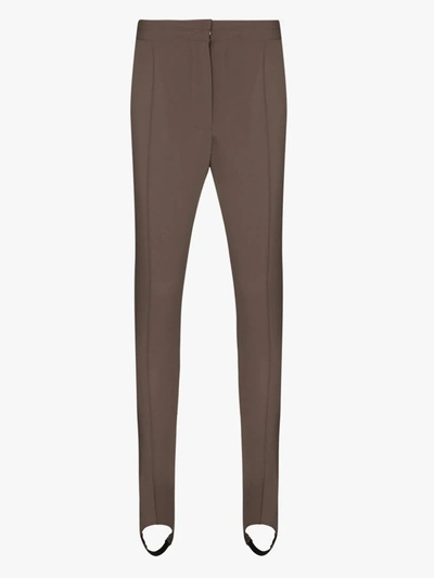 Shop Low Classic High Waist Stirrup Leggings In Brown