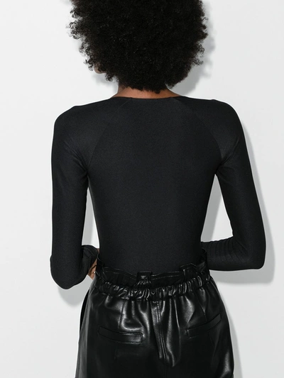 Shop Alix Nyc Sullivan Scoop Neck Bodysuit In Black