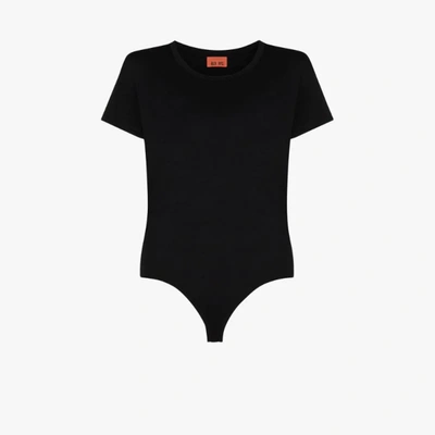 Shop Alix Nyc Essex T-shirt Bodysuit In Black