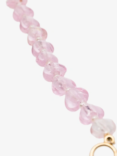 Shop Brinker & Eliza Pink Forever Young Heart Bracelet