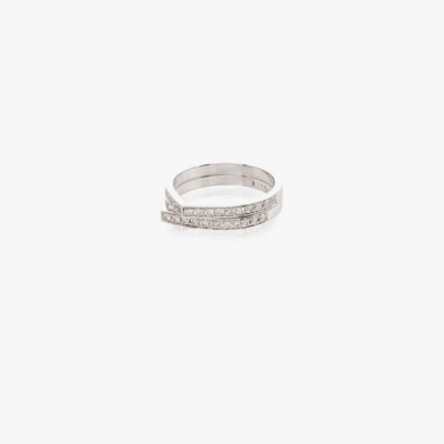 Shop Repossi 18k White Gold Antifer Diamond Ring