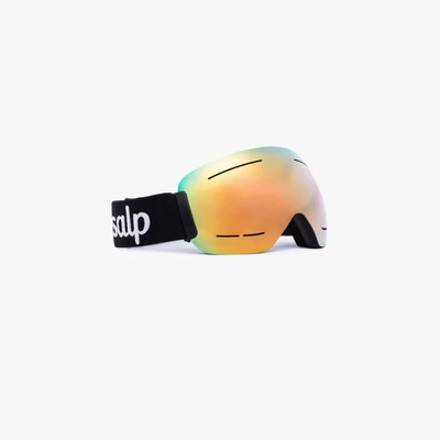 Shop Fusalp Multicoloured Pace Eyes Ii Ski Goggles In Black