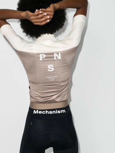 Shop Pas Normal Studios Mechanism Cycling Jersey In White