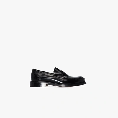 Shop Church's Black Willenhall Leather Loafers