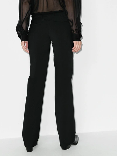 Shop Alyx Black Tailored Flared Trousers
