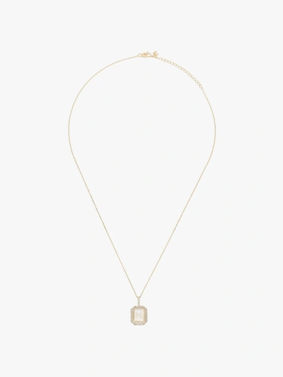Shop Mateo 14k Yellow Gold N Initial Diamond Necklace
