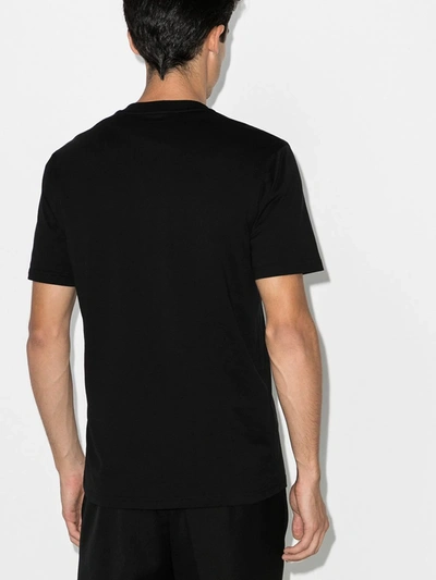 Shop Givenchy T-shirt Mit Logo-stickerei In Schwarz