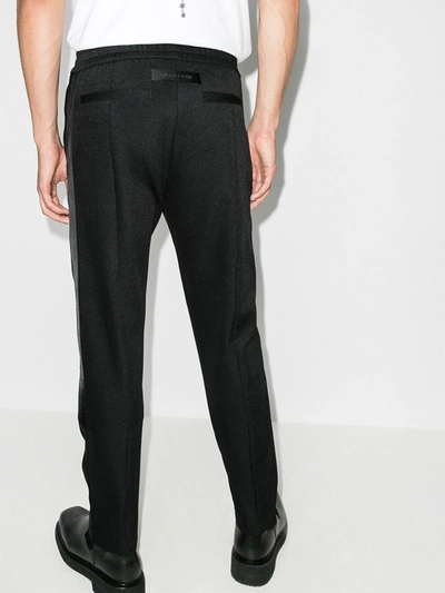 Shop Alyx Side Stripe Slim Leg Track Pants In Black