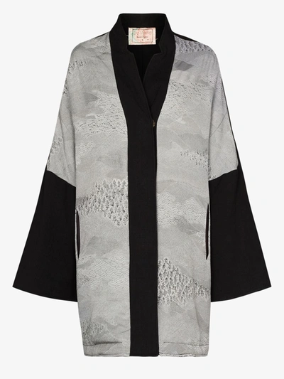 Shop By Walid Grey Jasemine Kimono Jacket