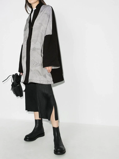 Shop By Walid Grey Jasemine Kimono Jacket